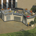 Cal Flame Laguna Q GPV3100 BBQ island