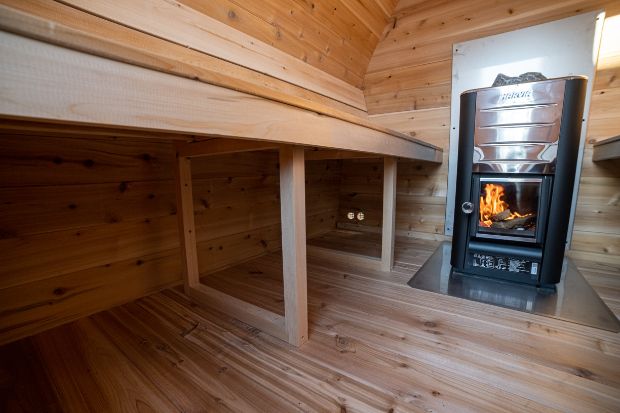 Leisurecraft CT MiniPOD sauna interior