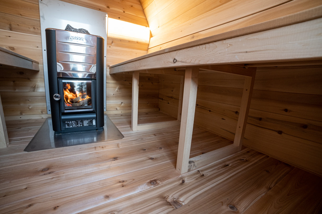 Leisurecraft CT MiniPOD sauna detail