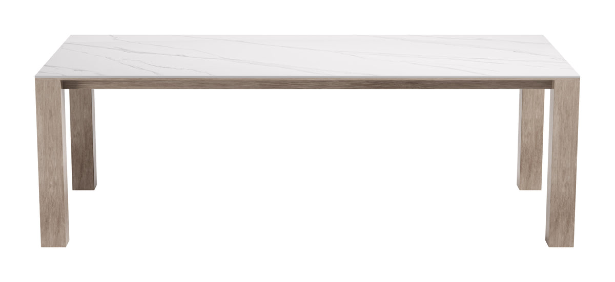 Zuo Leilani Rectangular Dining Table White