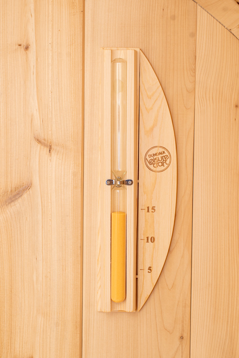Harmony wooden door handle and glass-panel detail