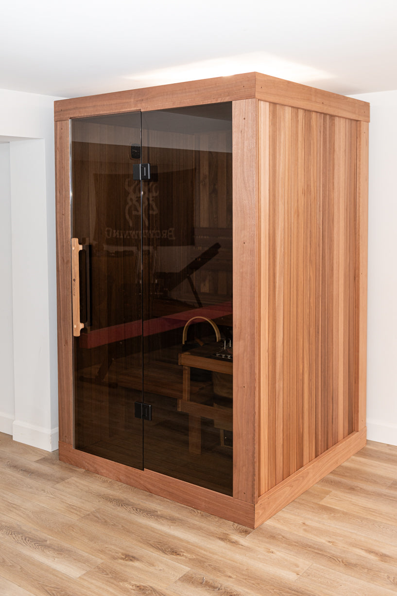 Leisurecraft CT Element Nook indoor sauna exterior