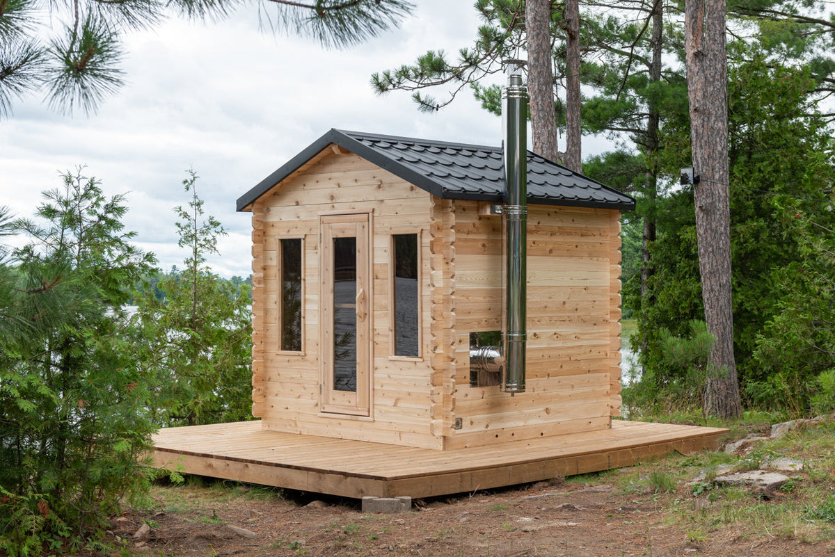 Leisurecraft Canadian Timber Georgian Cabin Sauna