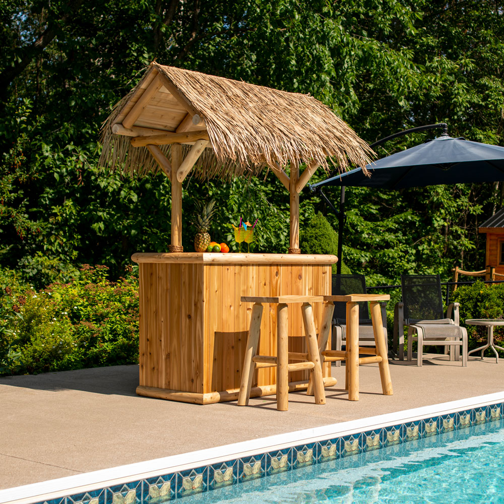 Leisurecraft Canadian Timber Southern Fantasy Tiki Bar