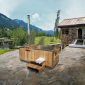 Leisurecraft Canadian Timber Starlight Wood-Burning Hot Tub