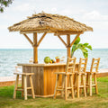 Leisurecraft Canadian Timber Tropical Paradise Tiki Bar