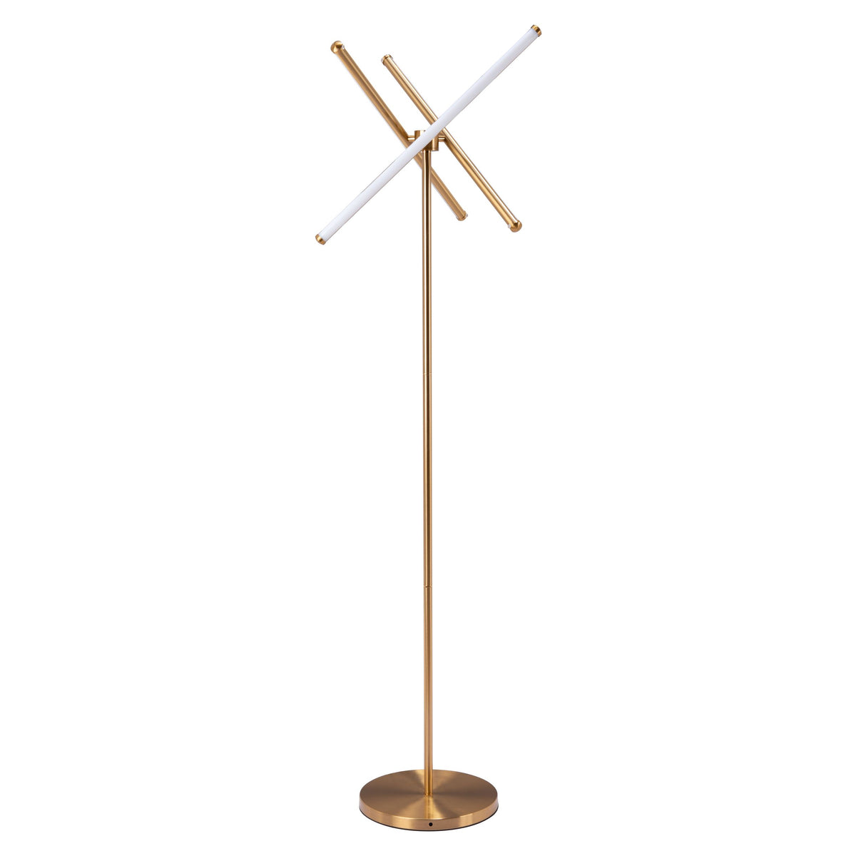 Zuo Garza Floor Lamp – Brass
