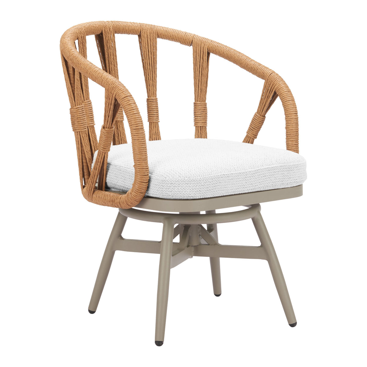 Zuo Safal Swivel Dining Chair – Multicolor