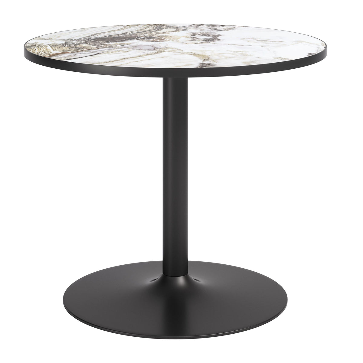 Zuo Batu Outdoor Dining Table – Gray & Black