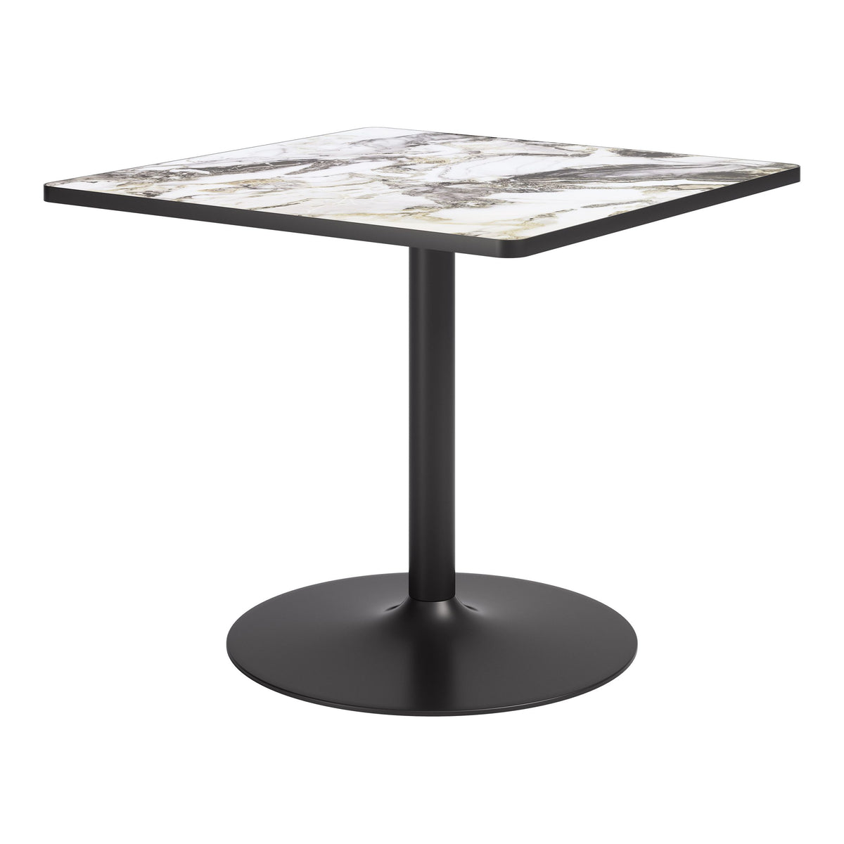 Zuo Caliza Outdoor Dining Table – Gray & Black